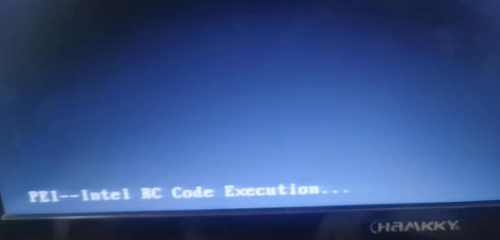 开机卡在PEI-Intel RC Code Execution