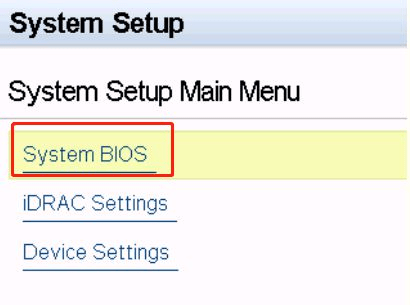 选择System BIOS