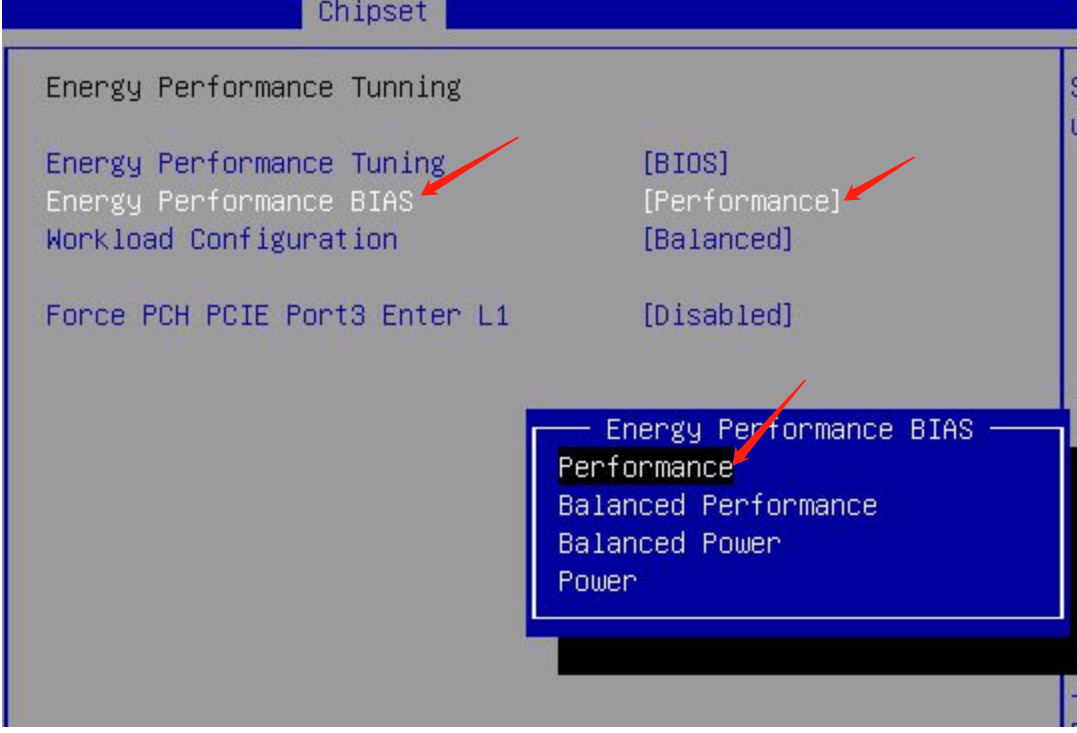 设置Performance