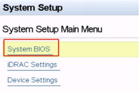 进入System BIOS