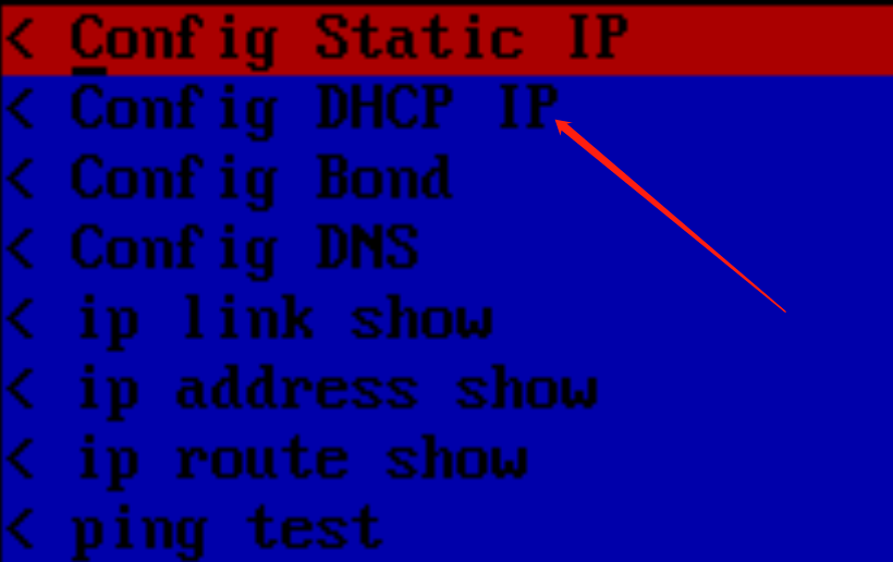 选择DHCP